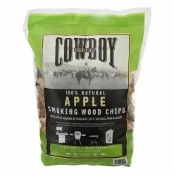 Hot Sale 🌟 Cowboy Charcoal Grilling Fuels Apple 180 Cubic Inch(Es) Wood Chips ✔️