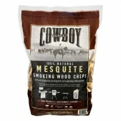 Cheap 👏 Cowboy Charcoal Grilling Fuels Mesquite 180 Cubic Inch(Es) Wood Chips ⌛