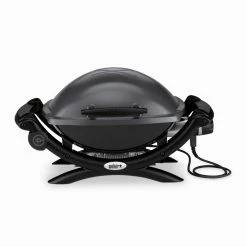 Outlet 🎁 Weber Grills Q1400 1560-Watt Dark Gray Electric Grill 👍