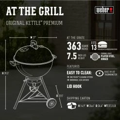 Cheapest 🧨 Weber Grills Original Kettle Premium 22-in W Copper Kettle Charcoal Grill ✨ -Deals Grills & Outdoor Cooking Store 04690389