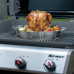 Deals ✨ Weber Grilling Tools & Accessories Stainless Steel Roaster 🧨 -Deals Grills & Outdoor Cooking Store 04826672