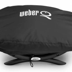 Hot Sale 🎁 Weber Grilling Tools & Accessories 17.3-in W x 26.3-in H Black Gas Grill Cover 👏