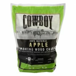 Hot Sale 🤩 Cowboy Charcoal Grilling Fuels Cowboy Apple Wood Chunks, 600 cu in 💯