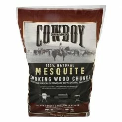 Cheap 💯 Cowboy Charcoal Grilling Fuels Cowboy Mesquite Wood Chunks, 600 cu in ⭐