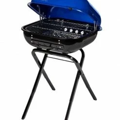 Outlet 🔔 Americana Grills 21.25-in W Ocean Blue Kettle Charcoal Grill ⌛