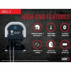 Cheapest 🧨 Weber Grilling Tools & Accessories iGrill Digital Leave Bluetooth Compatibility Meat Thermometer ✨ -Deals Grills & Outdoor Cooking Store 08054964
