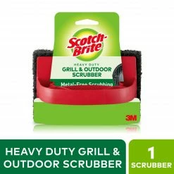 Best deal ❤️ Scotch-Brite Grilling Tools & Accessories Heavy Duty Grill Scrubber Polyester Plastic 3.8-in Grill Brush 🛒