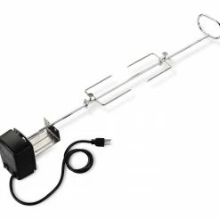 Cheap 👍 Weber Grilling Tools & Accessories 42.1-in Stainless Steel Grill Rotisserie ⭐