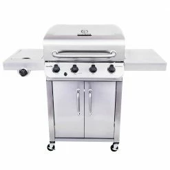 Best Sale 🤩 Char-Broil Grills Performance Stainless 4-Burner Liquid Propane Gas Grill with 1 Side Burner 😍