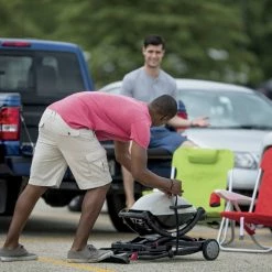 Buy ⭐ Weber Grilling Tools & Accessories Black Thermoset Plastic Folding Grill Cart 🎉 -Deals Grills & Outdoor Cooking Store 08746584 scaled