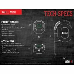 Best reviews of 🌟 Weber Grilling Tools & Accessories iGrill Mini 🎉 -Deals Grills & Outdoor Cooking Store 08799344