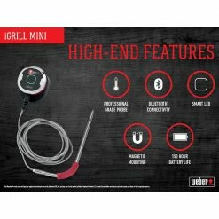 Best reviews of 🌟 Weber Grilling Tools & Accessories iGrill Mini 🎉 -Deals Grills & Outdoor Cooking Store 08799347