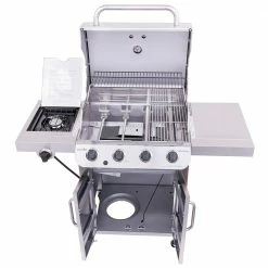 Best Sale 🤩 Char-Broil Grills Performance Stainless 4-Burner Liquid Propane Gas Grill with 1 Side Burner 😍 -Deals Grills & Outdoor Cooking Store 08806682