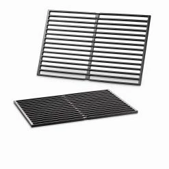 Cheap ❤️ Weber Grill Replacement Parts 19.5-in x 12.9-in 2-Pack Rectangle Porcelain-coated Steel Cooking Grate 👍