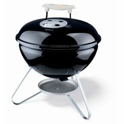 Hot Sale 🛒 Weber Grills Smokey Joe Silver 14-in W Black Kettle Charcoal Grill 🛒
