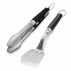 Best Sale 🤩 Weber Grilling Tools & Accessories 2-Pack Stainless Steel Tool Set 🔥