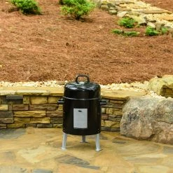 Brand new ⌛ Masterbuilt Smokers Charcoal Bullet Smoker 🧨 -Deals Grills & Outdoor Cooking Store 09548744 scaled