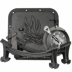 Promo ✔️ US Stove Company Turkey Fryers, Cookers, & Pots 16-in Wood (Wood) Manual Black Cast Iron Outdoor Stove 👏
