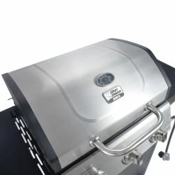 Deals 🤩 Blue Rhino Grills Black and Silver/Porcelain and Stainless Steel 3-Burner Liquid Propane Gas Grill 👏 -Deals Grills & Outdoor Cooking Store 10252079