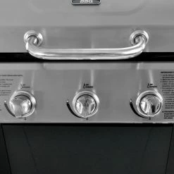 Deals 🤩 Blue Rhino Grills Black and Silver/Porcelain and Stainless Steel 3-Burner Liquid Propane Gas Grill 👏 -Deals Grills & Outdoor Cooking Store 10252080