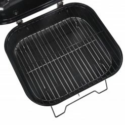Buy 😀 Mr. Bar-B-Q Grills Portable charcoal grill 206-sq in Black/Porcelain Coated Portable Charcoal Grill 🎉 -Deals Grills & Outdoor Cooking Store 10252086 scaled