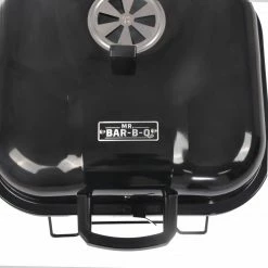 Buy 😀 Mr. Bar-B-Q Grills Portable charcoal grill 206-sq in Black/Porcelain Coated Portable Charcoal Grill 🎉 -Deals Grills & Outdoor Cooking Store 10252088 scaled