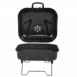 Buy 😀 Mr. Bar-B-Q Grills Portable charcoal grill 206-sq in Black/Porcelain Coated Portable Charcoal Grill 🎉 -Deals Grills & Outdoor Cooking Store 10252091 scaled