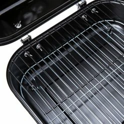 Buy 😀 Mr. Bar-B-Q Grills Portable charcoal grill 206-sq in Black/Porcelain Coated Portable Charcoal Grill 🎉 -Deals Grills & Outdoor Cooking Store 10265189