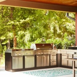 Best Sale 🧨 Char-Broil Outdoor Kitchens Medallion 50-in W x 9.3-in D x 11-in H Outdoor Kitchen Prep Station 🔔 -Deals Grills & Outdoor Cooking Store 10268351