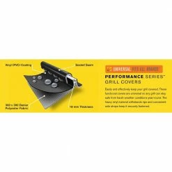 Buy 🎁 Char-Broil Grilling Tools & Accessories Performance 52-in W x 38-in H Black Gas Grill Cover 🔔 -Deals Grills & Outdoor Cooking Store 10367350