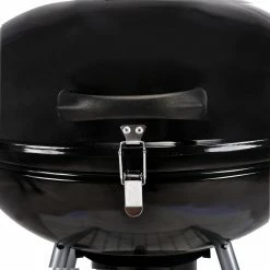 New 😀 Mr. Bar-B-Q Grills Stand Up Charcoal Grill 22.17-in W Black/Porcelain Kettle Charcoal Grill 👏 -Deals Grills & Outdoor Cooking Store 10375441 scaled