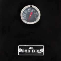 New 😀 Mr. Bar-B-Q Grills Stand Up Charcoal Grill 22.17-in W Black/Porcelain Kettle Charcoal Grill 👏 -Deals Grills & Outdoor Cooking Store 10375445