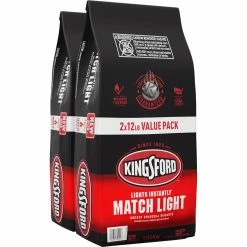 Discount ๐ Kingsford Grilling Fuels Match Light 2-Pack 12-lb Charcoal Briquettes ๐