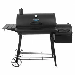 Discount 🌟 King-Griller Grills Smokin' Ace 30-in W Black Barrel Charcoal Grill 🎁