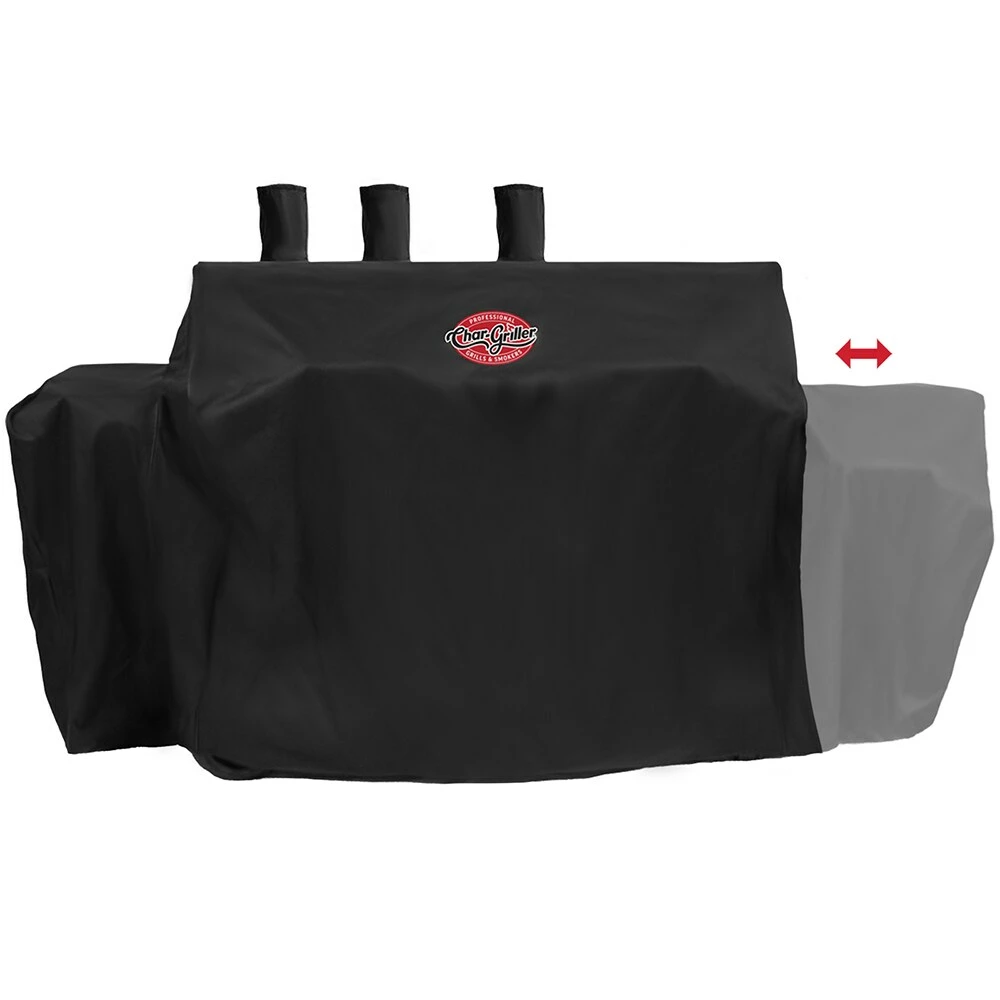 Hot Sale 👏 Char-Griller Grilling Tools & Accessories Duo Grill Cover 62-in W x 50-in H Black Gas Grill Cover 🔥 2 Hot Sale 👏 Char-Griller Grilling Tools & Accessories Duo Grill Cover 62-in W x 50-in H Black Gas Grill Cover 🔥 - Image 2
