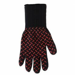 New ✨ Blue Rhino Grilling Tools & Accessories Black and Red Aramid Fiber Fire-retardant Grill Gloves ⌛