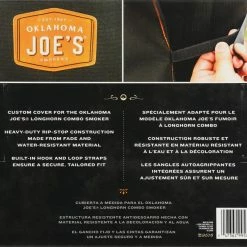 Top 10 🤩 Oklahoma Joe's Grilling Tools & Accessories Longhorn 73.75-in W x 50.25-in H Black Horizontal Smoker Cover 👍 -Deals Grills & Outdoor Cooking Store 12452308