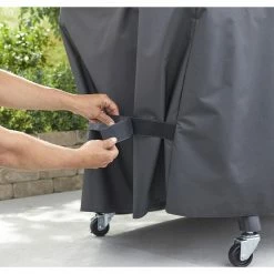 Outlet 🌟 Weber Grilling Tools & Accessories SmokeFire EX4 24inches 29-in W x 44.5-in H Black Charcoal Grill Cover 🤩 -Deals Grills & Outdoor Cooking Store 13472254