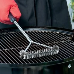 Wholesale 🎉 Weber Grilling Tools & Accessories Plastic 21.8-in Grill Brush ❤️ -Deals Grills & Outdoor Cooking Store 15183250