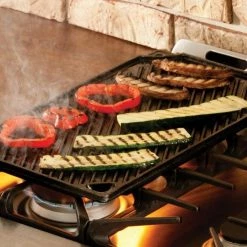 Deals ⌛ Lodge Grilling Tools & Accessories Griddle Cast Iron Non-Stick Griddle 🔥 -Deals Grills & Outdoor Cooking Store 15343071
