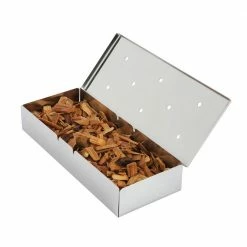 Hot Sale 🎁 Blue Rhino Grilling Tools & Accessories 1.73-in L x 9.65-in W x 4.06-in H Smoker Box with Hinged Lid ❤️ -Deals Grills & Outdoor Cooking Store 15673085