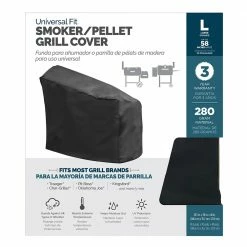 Top 10 👏 Universal Grilling Tools & Accessories 58.5-in W x 48-in H Black Charcoal Grill Cover 👏 -Deals Grills & Outdoor Cooking Store 15673121