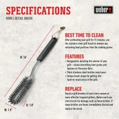 Top 10 ⌛ Weber Grilling Tools & Accessories Plastic 16-in Grill Brush ✔️ -Deals Grills & Outdoor Cooking Store 15829734