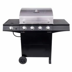 Coupon 💯 Char-Broil Grills Performance Black 4-Burner Liquid Propane Gas Grill with 1 Side Burner 🎁
