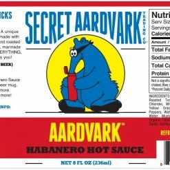 Coupon 🧨 Secret Aardvark Trading Co. Grilling Tools & Accessories 8-oz Habanero Hot Sauce 🌟 -Deals Grills & Outdoor Cooking Store 16242759
