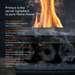 Brand new ❤️ Prime 6 Grilling Fuels Premium sustainable reusable charcoal 9-lb Charcoal Briquettes 💯 -Deals Grills & Outdoor Cooking Store 16501118