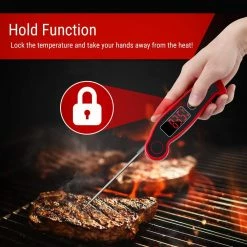 New 🔥 ThermoPro Grill Thermometers Thermocouple Rectangle Grill Thermometer 🎁 -Deals Grills & Outdoor Cooking Store 16510871