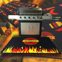 Buy 😍 Doortex Grill Mats Doortex BBQ Mat Vinyl Rectangular Multi-colored Grill Mat 🎁