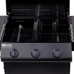 Wholesale ⌛ American Gourmet Grills Black 3-Burner Liquid Propane Gas Grill 👏 -Deals Grills & Outdoor Cooking Store 16819466