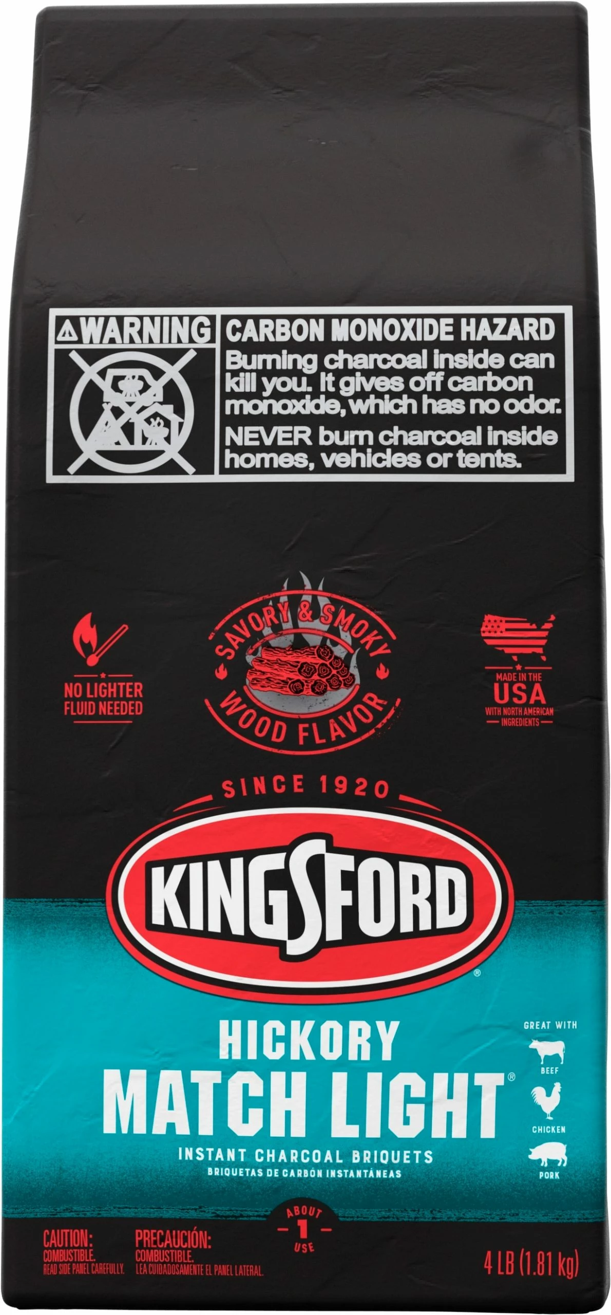 Hot Sale โ Kingsford Grilling Fuels Match Light 4-lb Hickory Charcoal Briquettes ๐ฅ 1 Hot Sale โ Kingsford Grilling Fuels Match Light 4-lb Hickory Charcoal Briquettes ๐ฅ